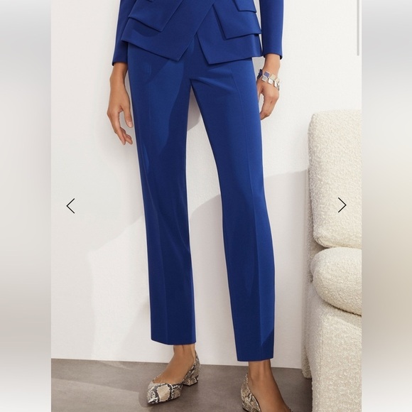 Jones New York Signature Cobalt Blue Stretch Pants       Size 4 - Picture 2 of 16